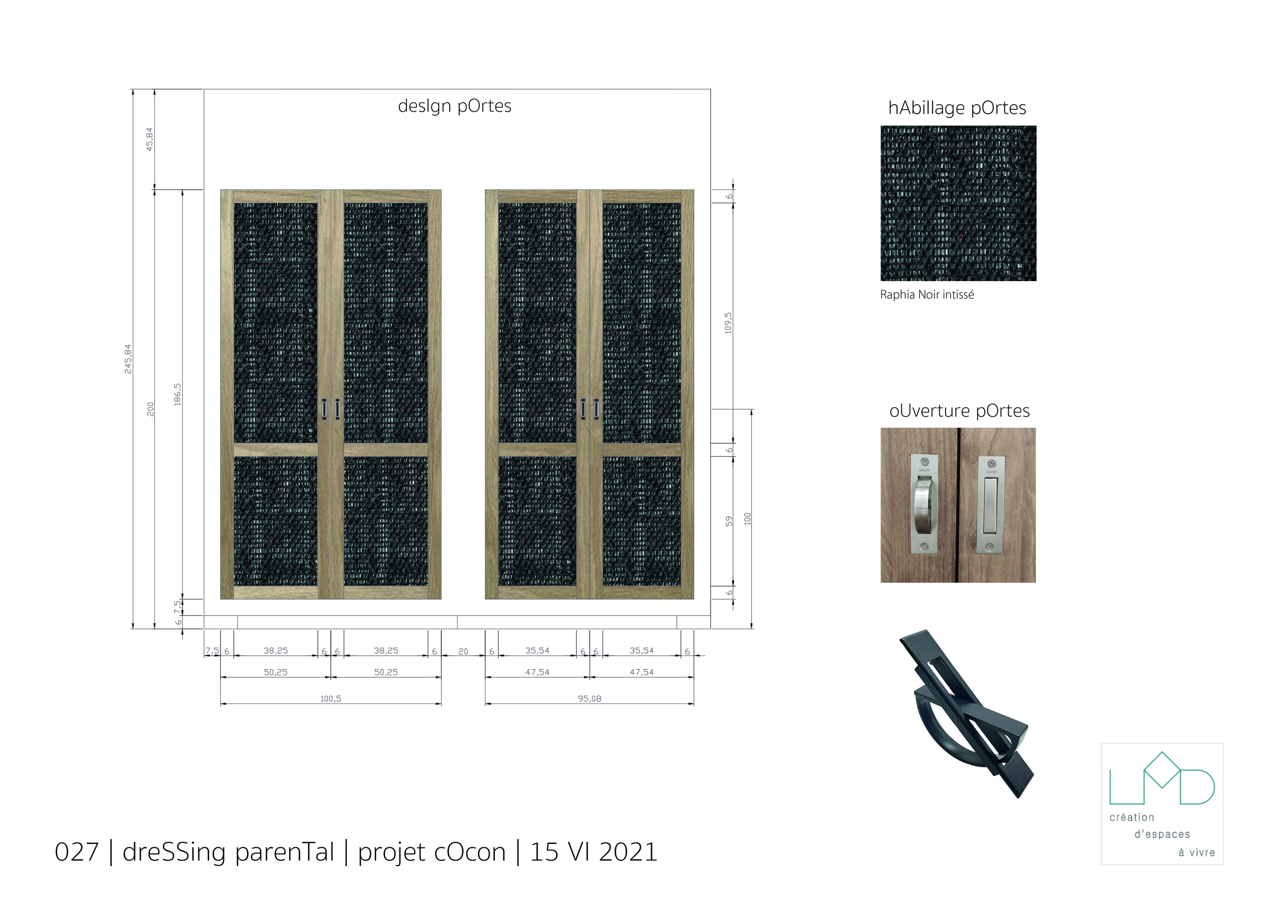 dressing chêne raffia meubles sur-mesure chambre master bedroom suite parentale bleu mer architecte d'intérieur vaucluse haute-savoie genève avignon carpentras gordes coustellet apt luberon saint-julien-en-genevois vétraz industriel vieux bois réemploi poutres bleu blue sea hotel éco-responsable chêne dressing raffia local commercial meubles sur-mesure déco colorée conseil décorateur intérieur architecture d'intérieur mobilier suivi de chantier accompagnement travaux assistance à la maîtrise d'ouvrage